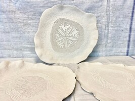 Plats corail porcelaine